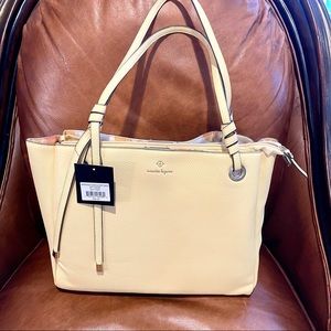 New w/Tags Nanette Lepore Mariana Butter Colored Shoulder Bag Rtl $98